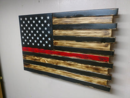 Liberty Home Concealment Dual Compartment Small American Flag Gun Concealment Case