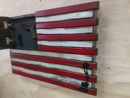 Liberty Home Concealment Single Compartment Small American Flag Gun Concealment Case