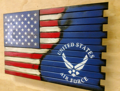 Liberty Home Concealment Premium 2 Compartment Gun Case - Half Flag & Half Logo Designs