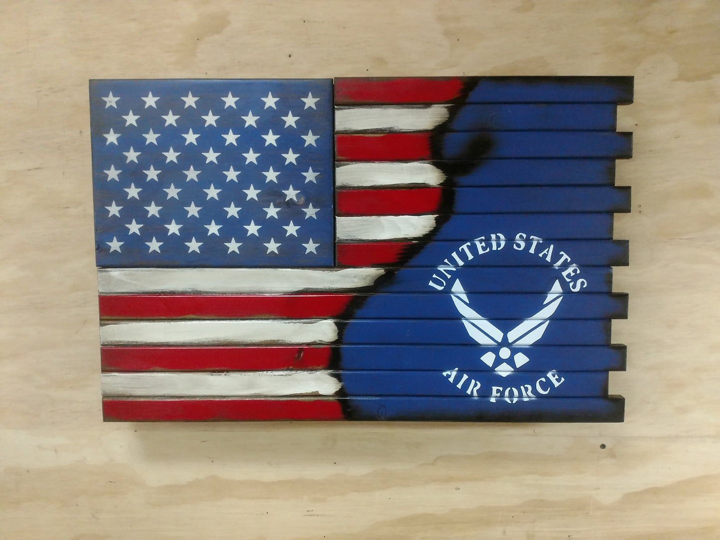 Liberty Home Concealment Deluxe 3 Compartment Gun Concealment Case (Hybrid American Flag Designs)