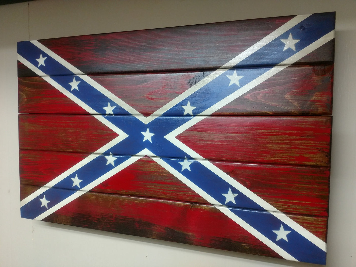 Liberty Home Concealment Large Wooden State Flag & Special Design Gun Case