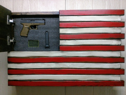 Liberty Home Concealment Single Compartment Small American Flag Gun Concealment Case
