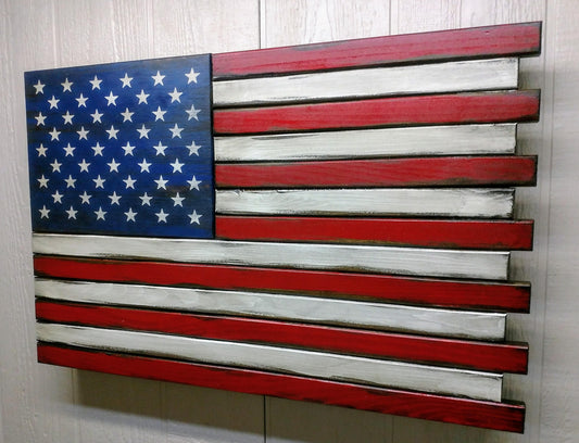 Liberty Home Concealment Single Compartment Small American Flag Gun Concealment Case