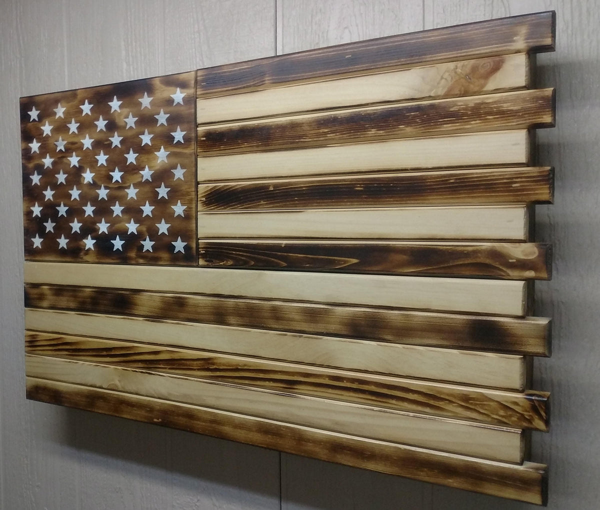Liberty Home Concealment Dual Compartment Small American Flag Gun Concealment Case