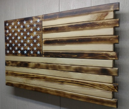 Liberty Home Concealment Dual Compartment Small American Flag Gun Concealment Case