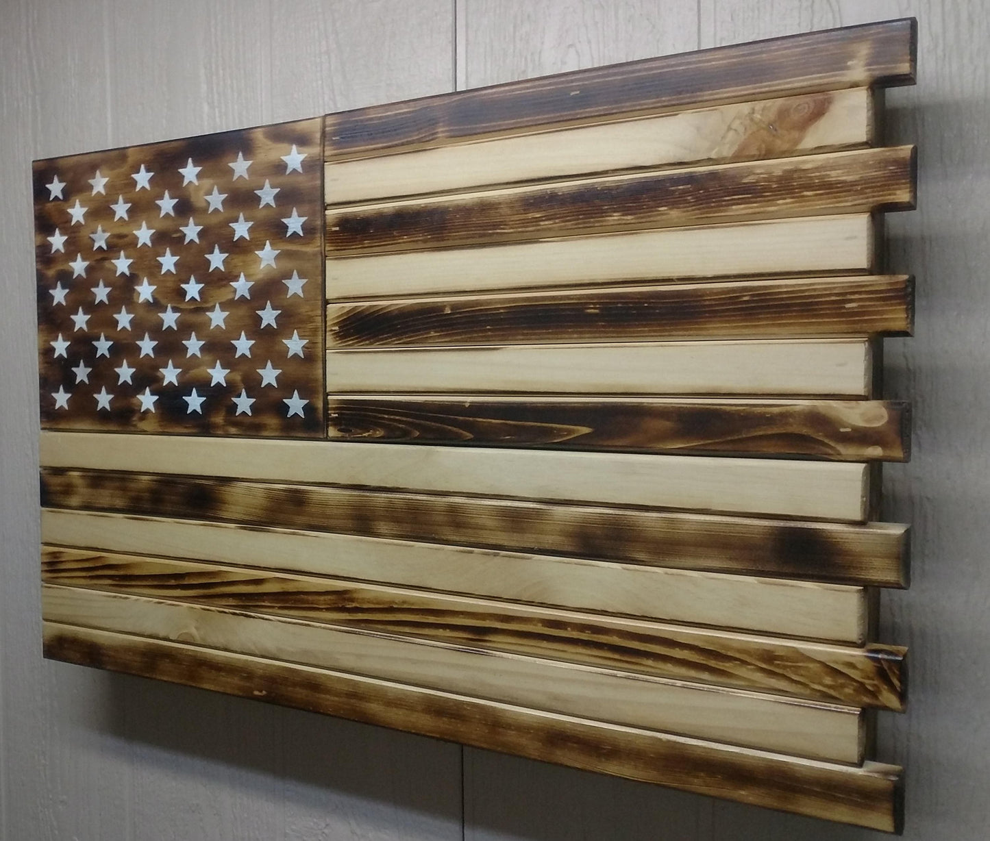 Liberty Home Concealment Dual Compartment Small American Flag Gun Concealment Case
