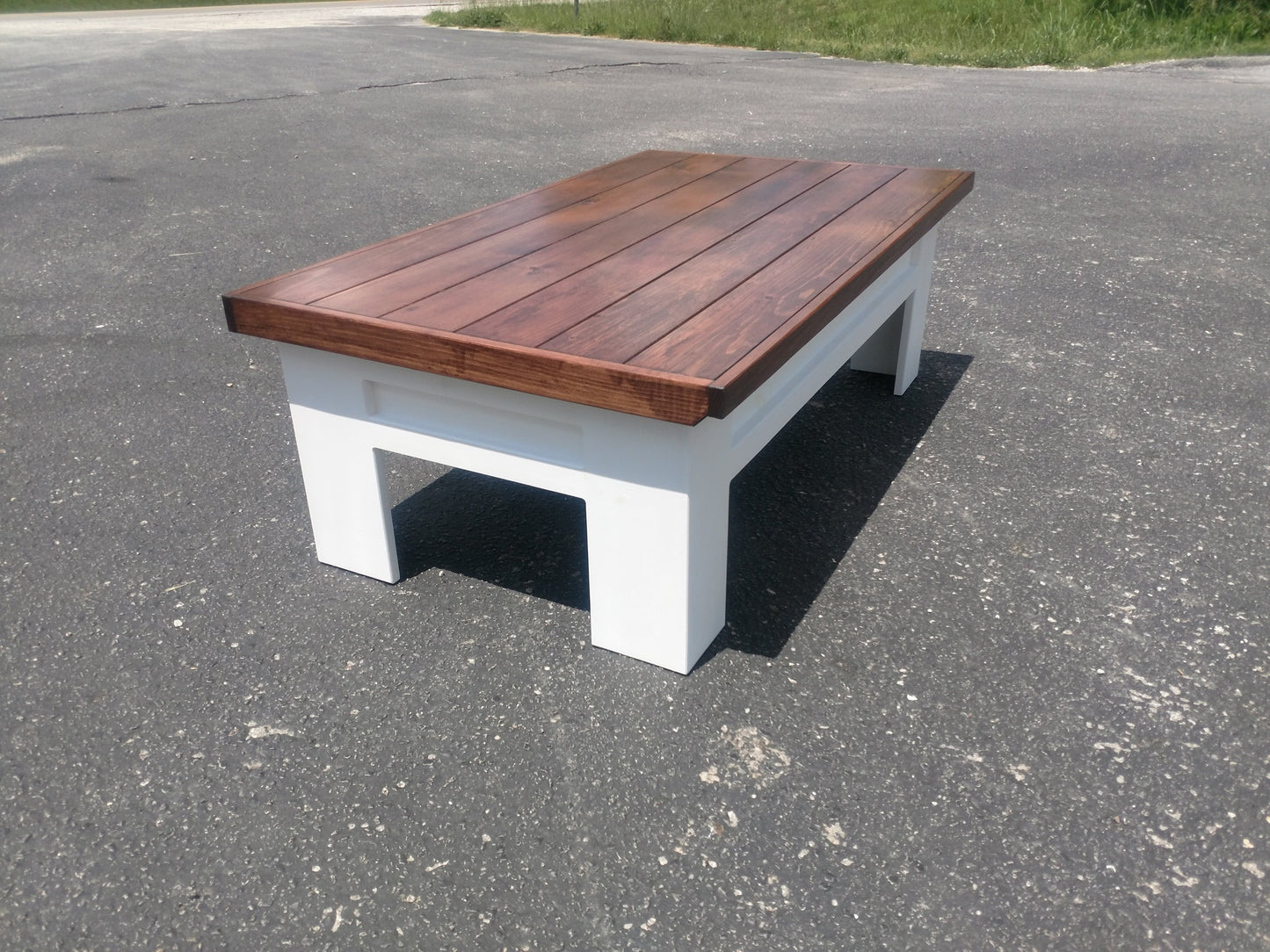 Liberty Home Concealment Modern Wooden Sliding Top Coffee Table