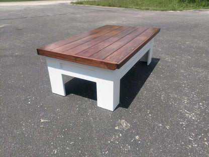 Liberty Home Concealment Modern Wooden Sliding Top Coffee Table