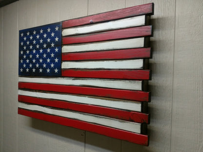 Liberty Home Concealment Dual Compartment Small American Flag Gun Concealment Case
