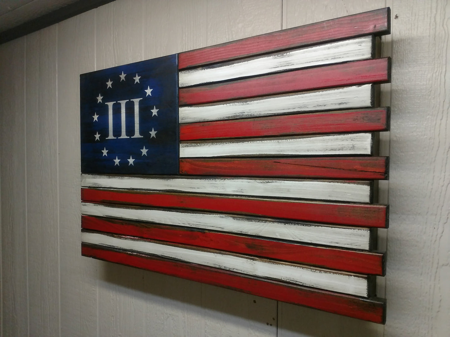 Liberty Home Concealment Single Compartment Small American Flag Gun Concealment Case