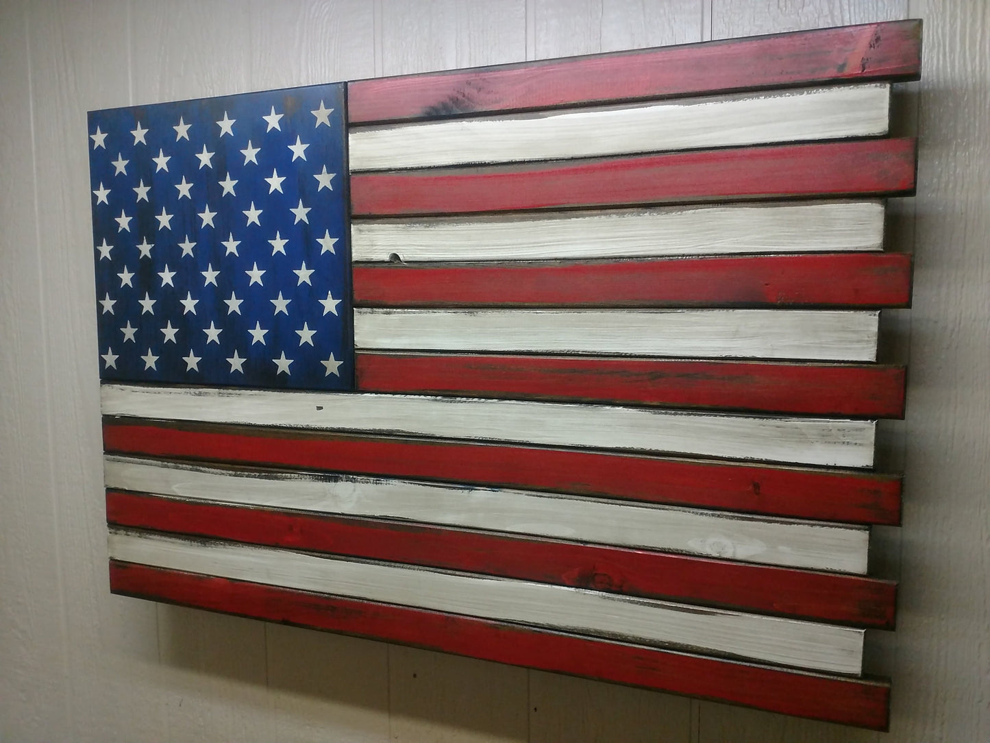 Liberty Home Concealment Large American Flag Gun Concealment Case with 2 Compartments