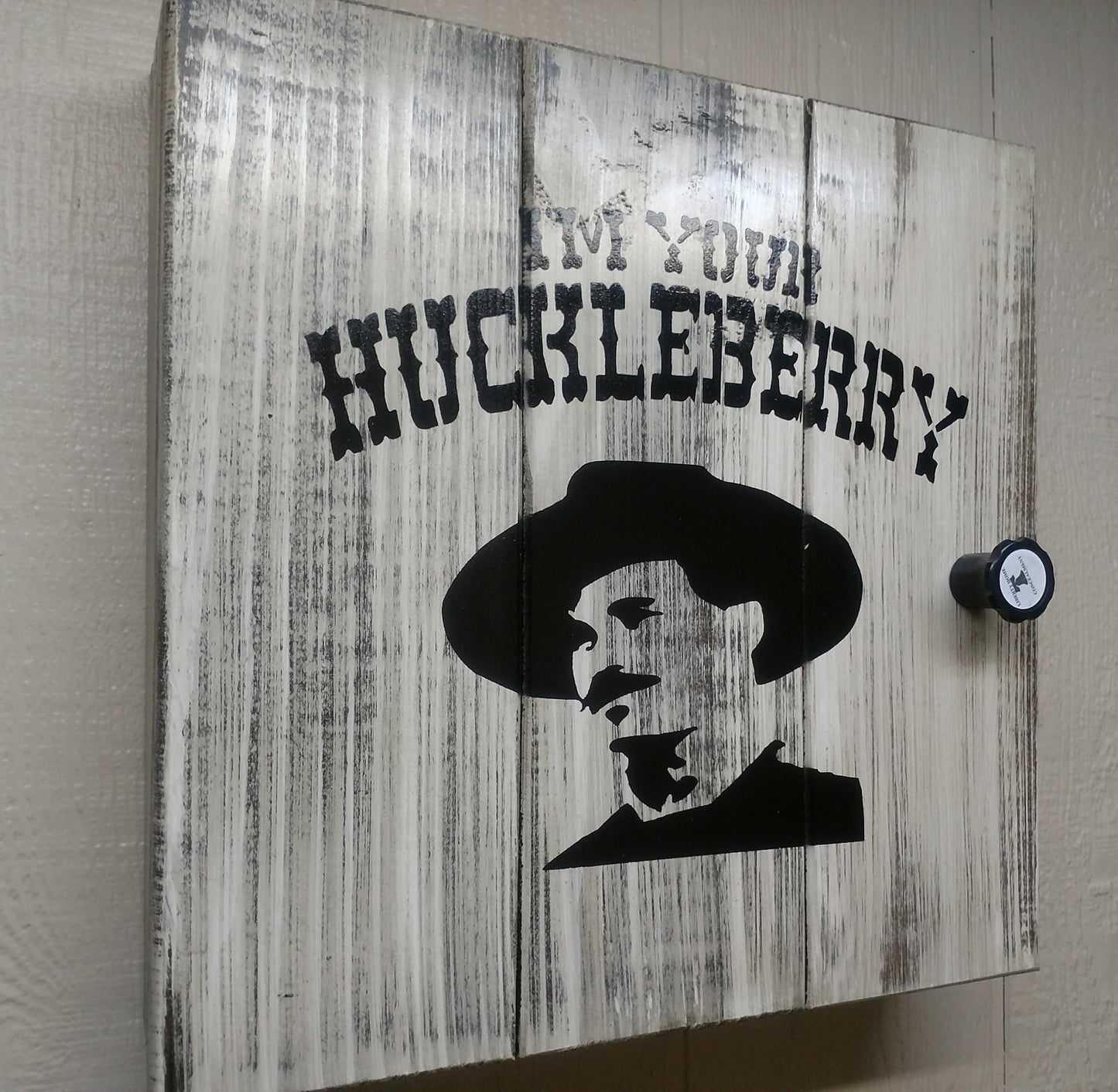 Liberty Home Concealment "I'M YOUR HUCKLEBERRY" GUN CONCEALMENT WALL ART BOX