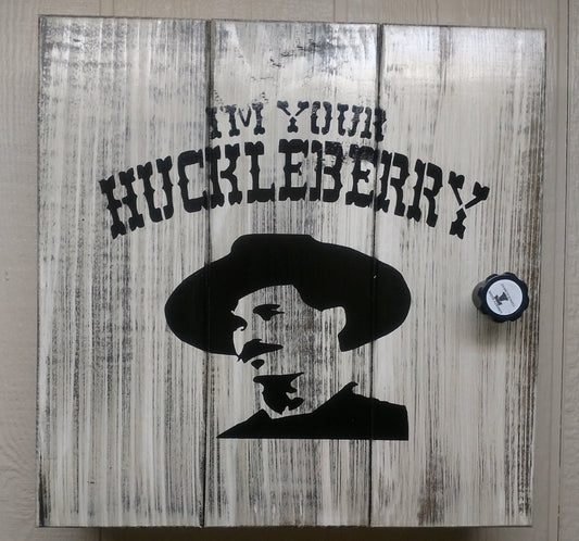 Liberty Home Concealment "I'M YOUR HUCKLEBERRY" GUN CONCEALMENT WALL ART BOX