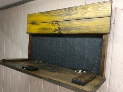 Liberty Home Concealment Small Wooden State Flag & Special Design Gun Case