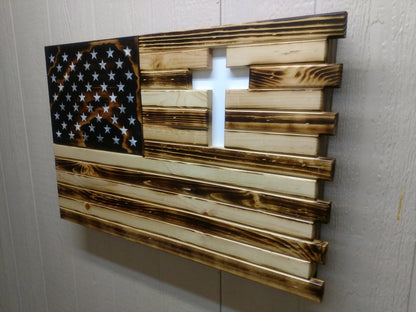 Liberty Home Concealment Small Wooden State Flag & Special Design Gun Case