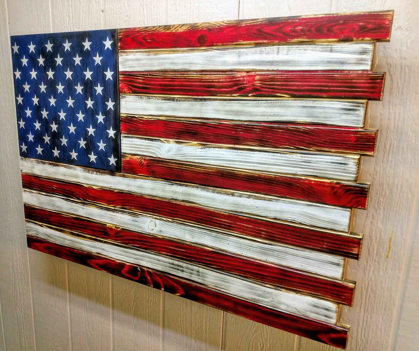 Liberty Home Concealment Dual Compartment Small American Flag Gun Concealment Case