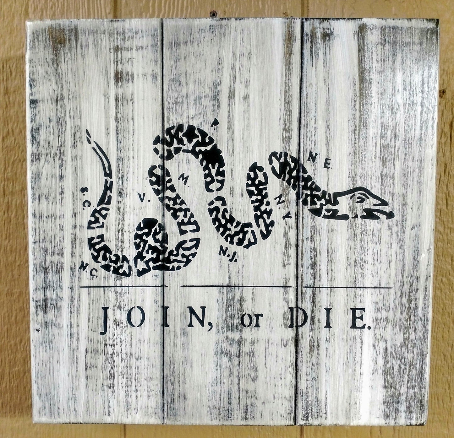 Liberty Home Concealment "JOIN OR DIE" GUN CONCEALMENT WALL ART BOX
