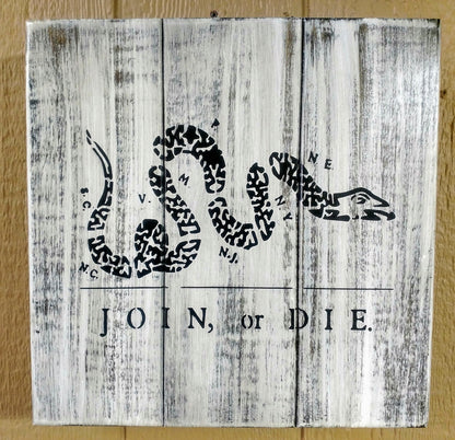 Liberty Home Concealment "JOIN OR DIE" GUN CONCEALMENT WALL ART BOX