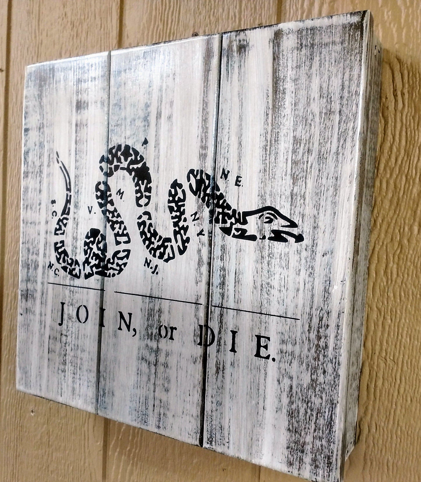 Liberty Home Concealment "JOIN OR DIE" GUN CONCEALMENT WALL ART BOX