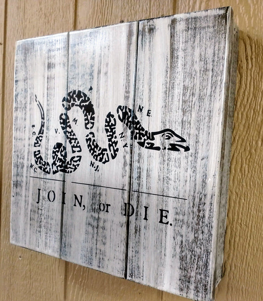 Liberty Home Concealment "JOIN OR DIE" GUN CONCEALMENT WALL ART BOX