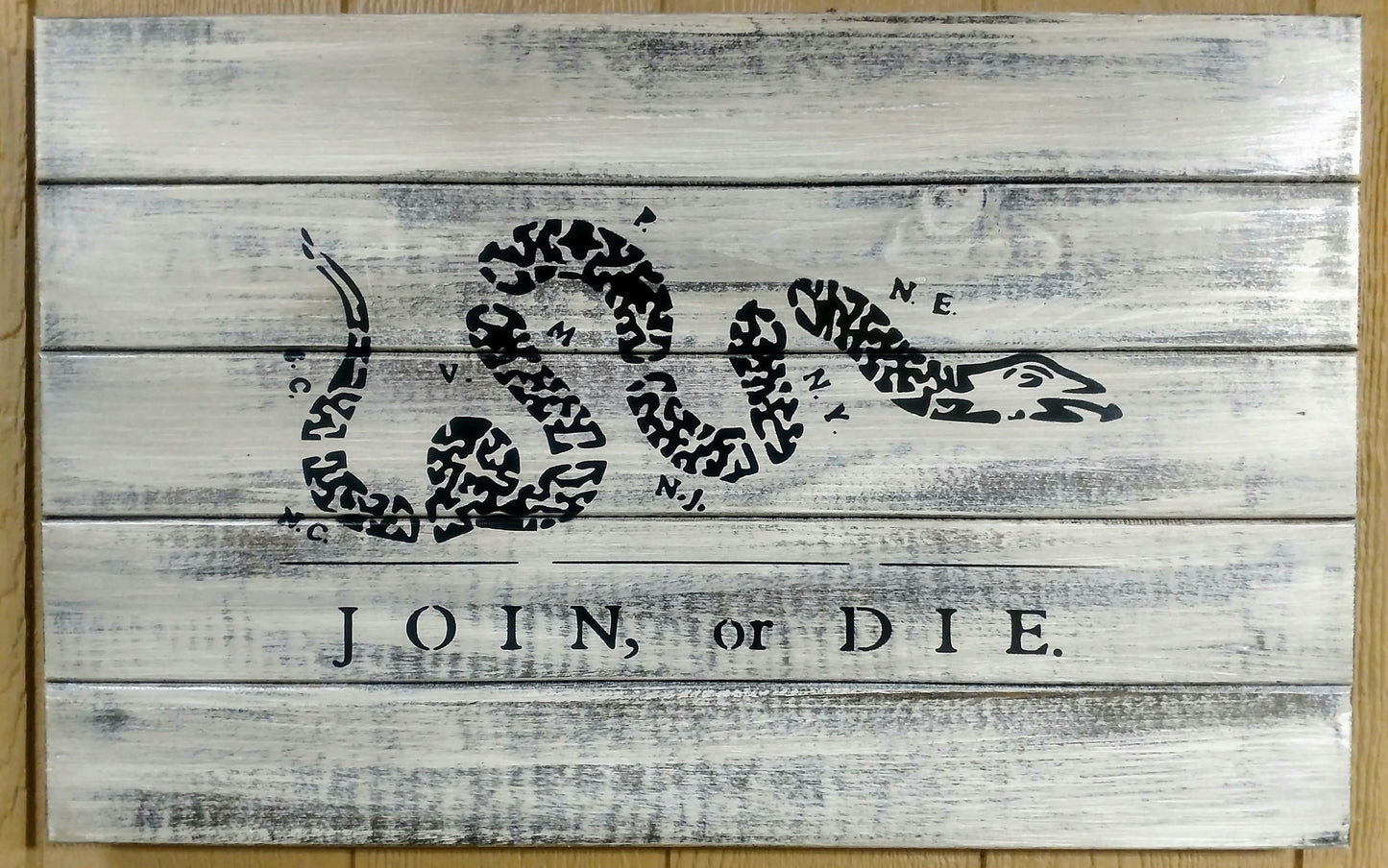 Liberty Home Concealment "Join or Die" Hidden Gun Storage Sign