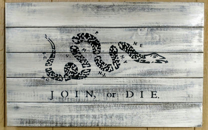 Liberty Home Concealment "Join or Die" Hidden Gun Storage Sign