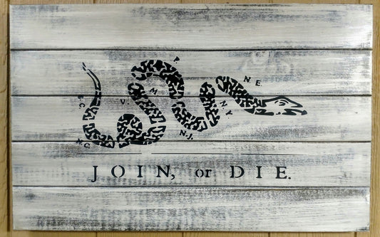 Liberty Home Concealment "Join or Die" Hidden Gun Storage Sign