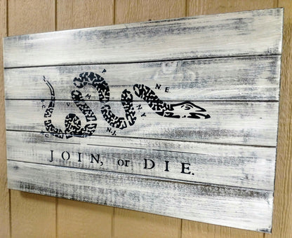 Liberty Home Concealment "Join or Die" Hidden Gun Storage Sign