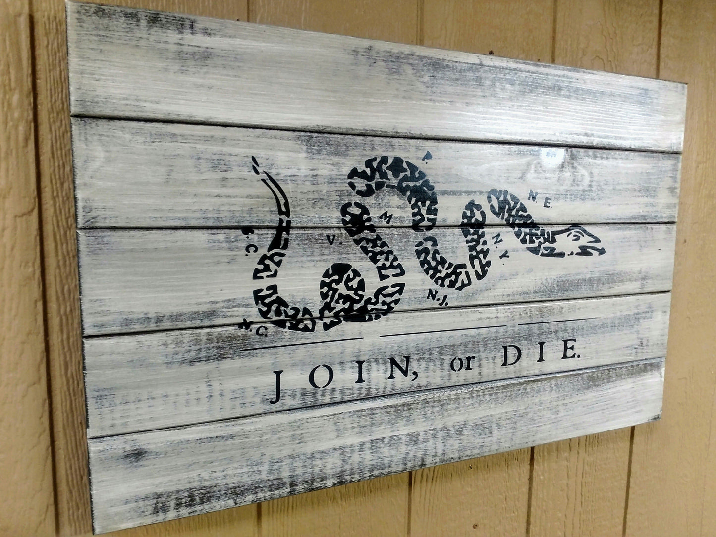 Liberty Home Concealment "Join or Die" Hidden Gun Storage Sign