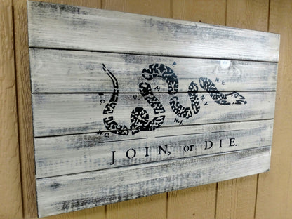 Liberty Home Concealment "Join or Die" Hidden Gun Storage Sign
