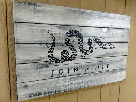Liberty Home Concealment "Join or Die" Hidden Gun Storage Sign