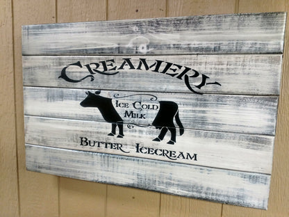 Liberty Home Concealment "Ice Cold Milk" Farmhouse Style Gun Concealment Wall Art
