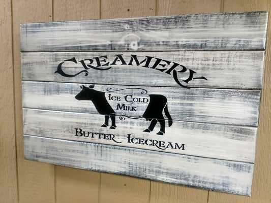 Liberty Home Concealment "Ice Cold Milk" Farmhouse Style Gun Concealment Wall Art