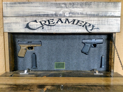 Liberty Home Concealment "Ice Cold Milk" Farmhouse Style Gun Concealment Wall Art