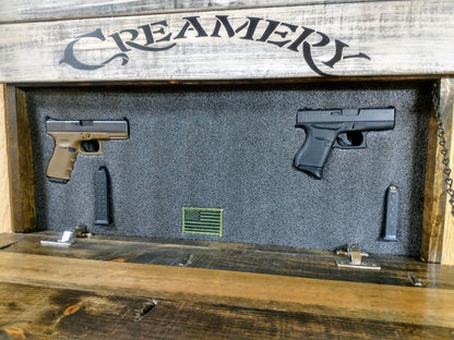 Liberty Home Concealment "Ice Cold Milk" Farmhouse Style Gun Concealment Wall Art