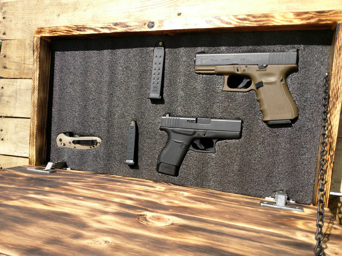 Liberty Home Concealment "Life is Hard" Mini Gun Storage Sign