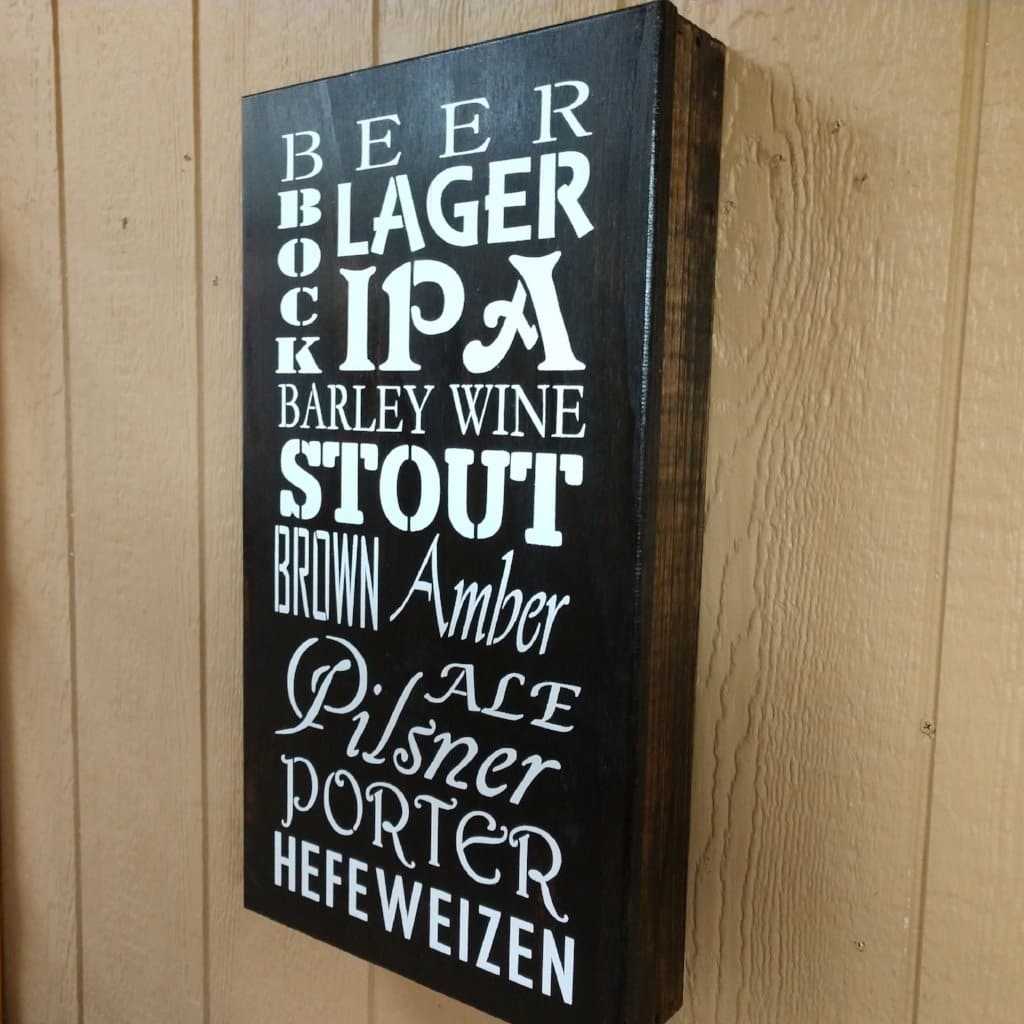Liberty Home Concealment Mini Craft Beer Gun Storage Sign