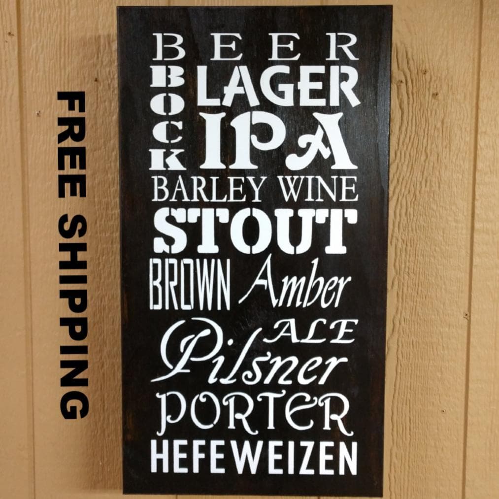 Liberty Home Concealment Mini Craft Beer Gun Storage Sign