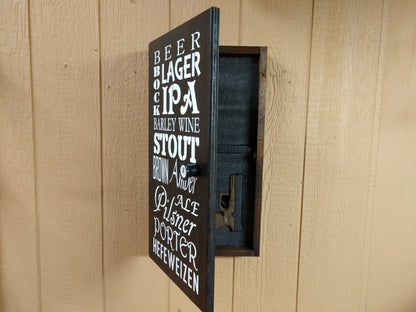 Liberty Home Concealment Mini Craft Beer Gun Storage Sign
