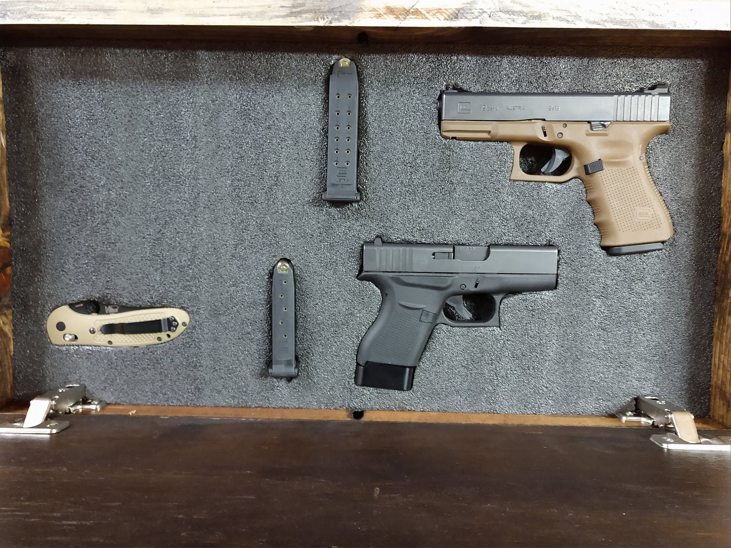 Liberty Home Concealment MINI "THIS HOUSE IS PROTECTED" GUN CONCEALMENT WALL ART