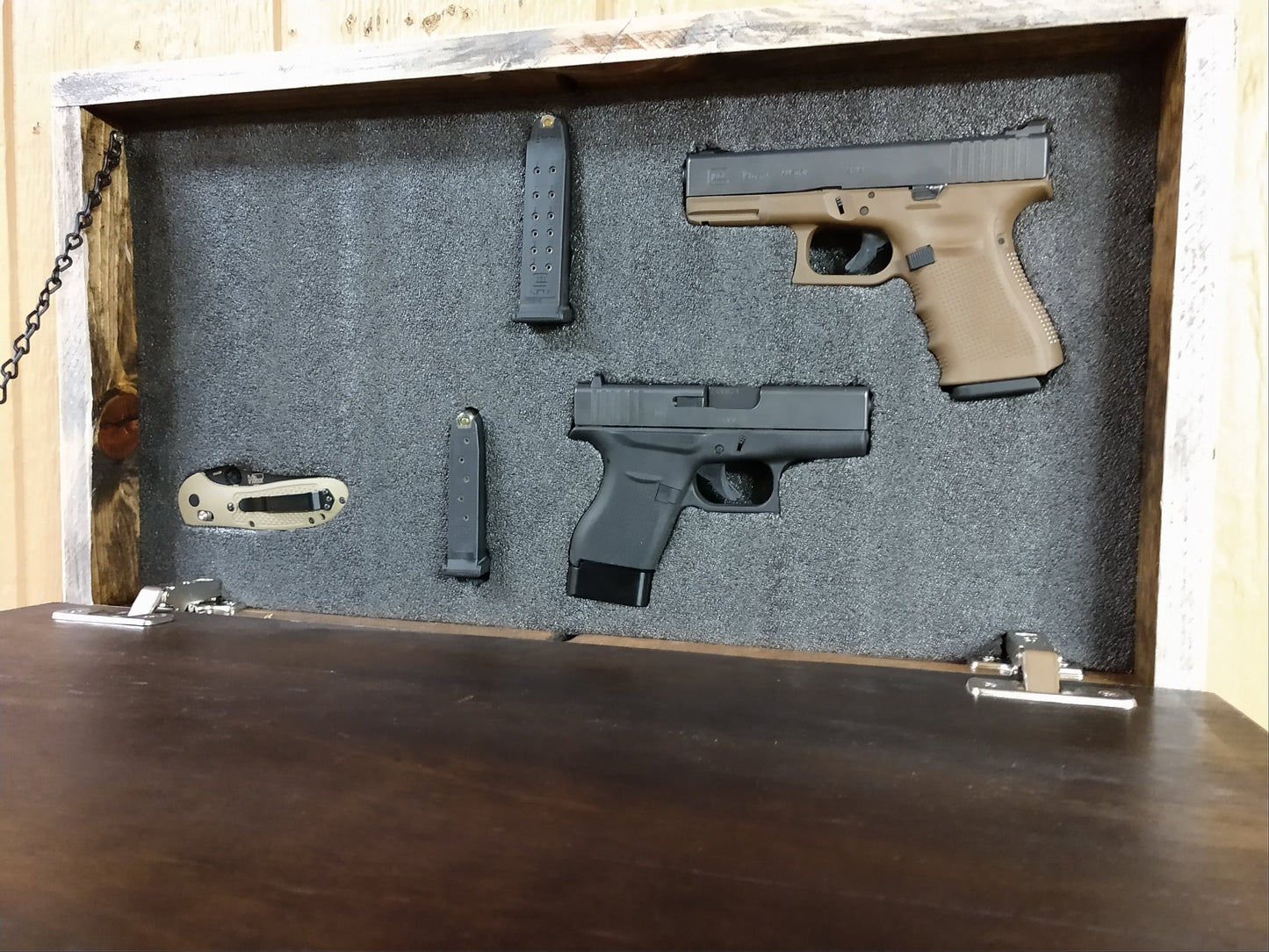 Liberty Home Concealment MINI "THIS HOUSE IS PROTECTED" GUN CONCEALMENT WALL ART