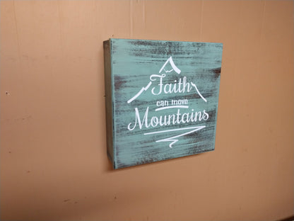 Liberty Home Concealment “FAITH CAN MOVE MOUNTAINS” MINI CONCEALMENT WALL ART BOX
