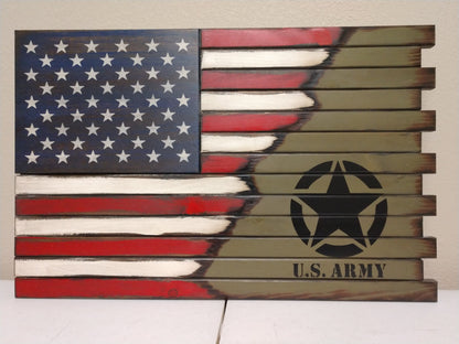 Liberty Home Concealment Deluxe 3 Compartment Gun Concealment Case (Hybrid American Flag Designs)
