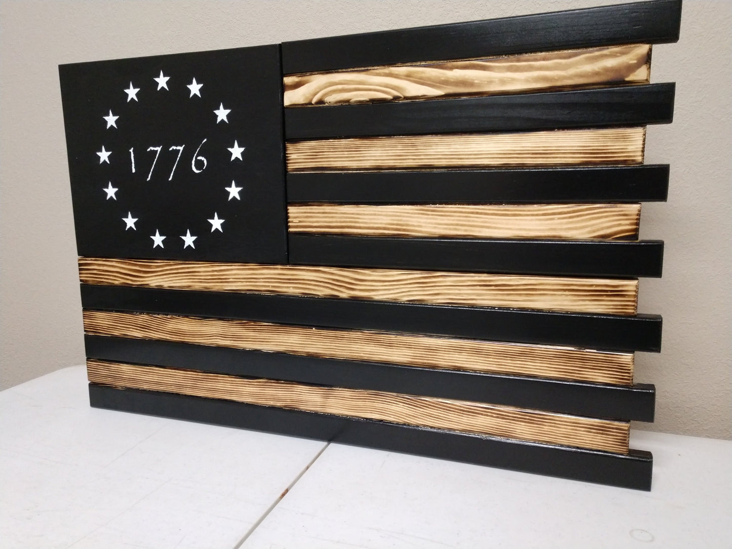 Liberty Home Concealment Dual Compartment Small American Flag Gun Concealment Case