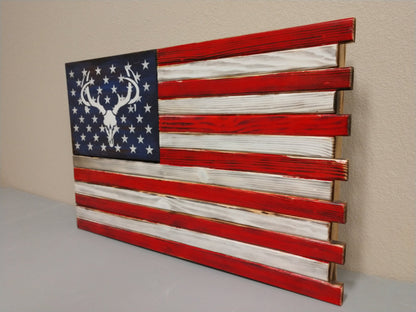 Liberty Home Concealment Dual Compartment Small American Flag Gun Concealment Case