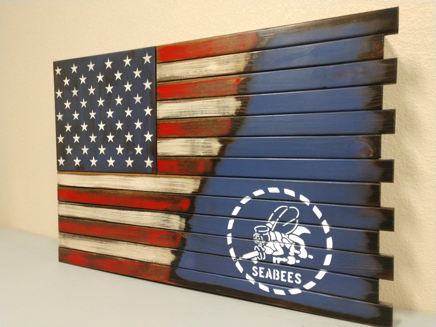 Liberty Home Concealment Premium 2 Compartment Gun Case - Half Flag & Half Logo Designs