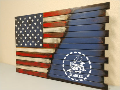 Liberty Home Concealment Small 2 Compartment Gun Case - Half Flag & Half Logo Designs