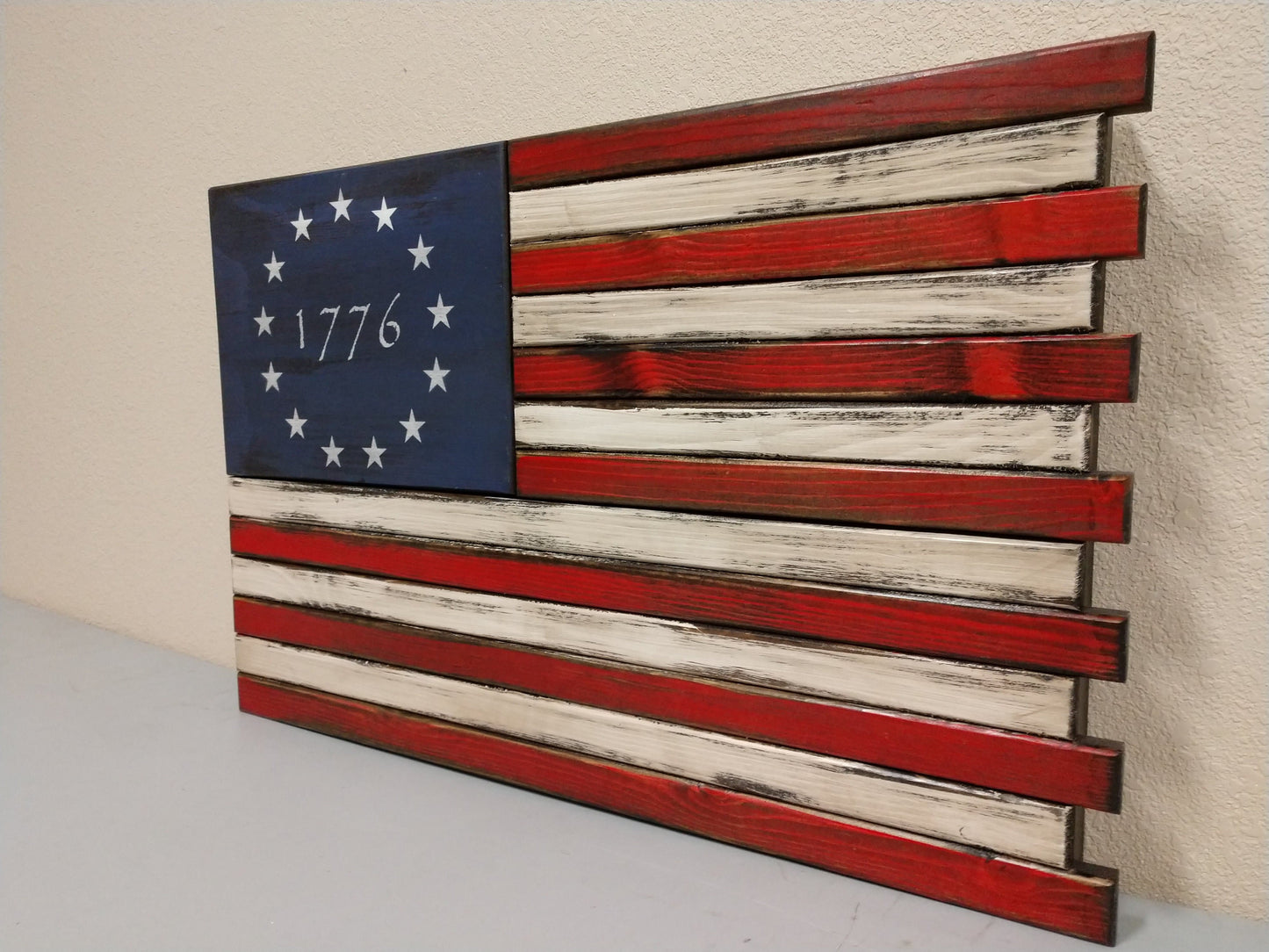 Liberty Home Concealment Dual Compartment Small American Flag Gun Concealment Case
