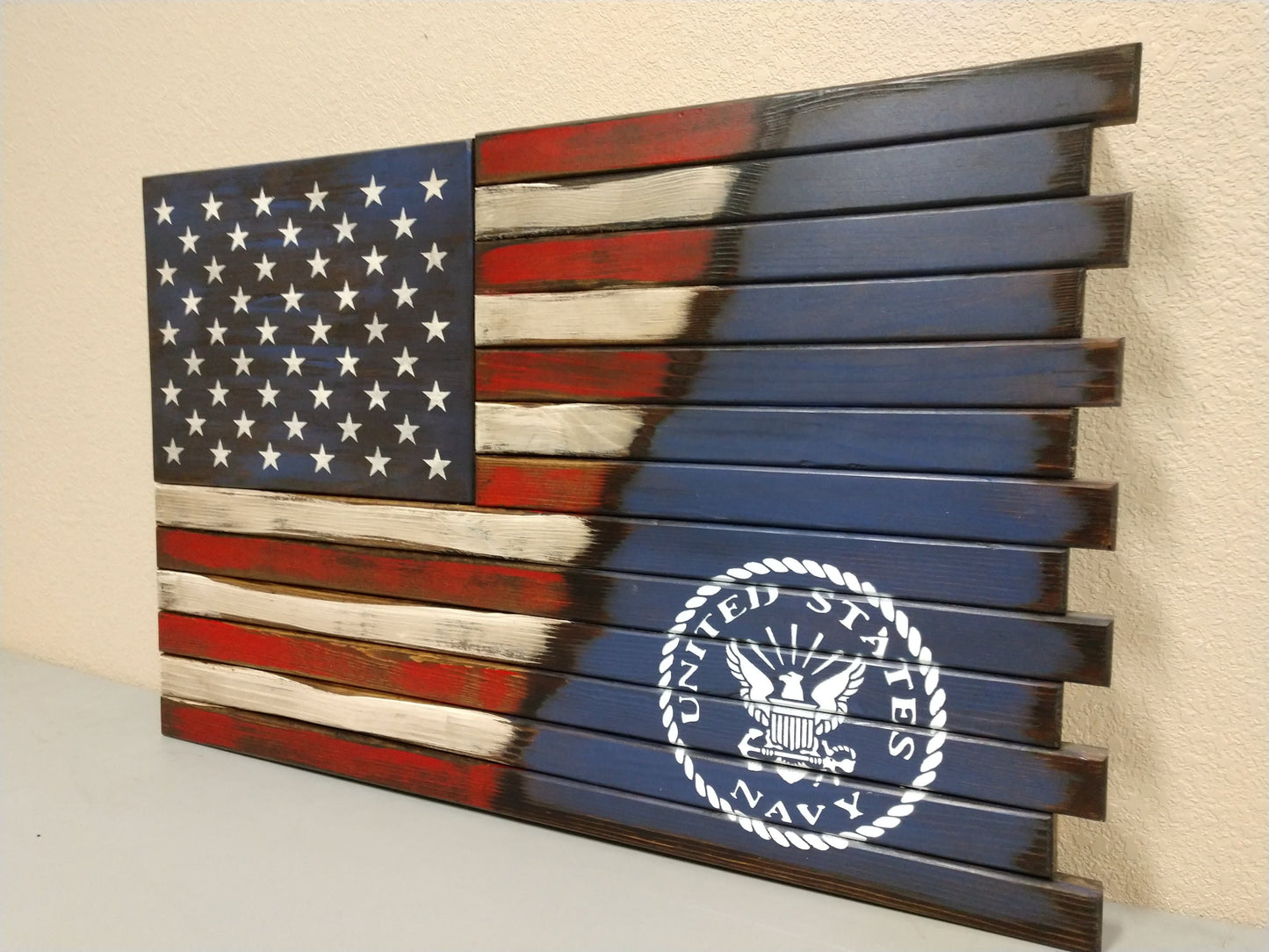 Liberty Home Concealment Small Hidden Gun Case with ½ USA Flag and ½ Graphic Design
