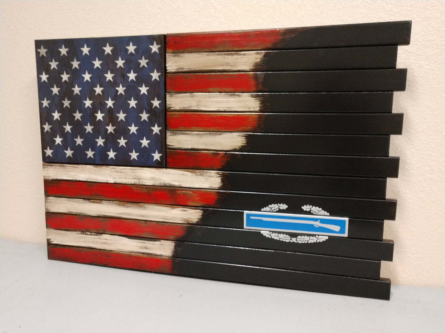 Liberty Home Concealment Small Hidden Gun Case with ½ USA Flag and ½ Graphic Design